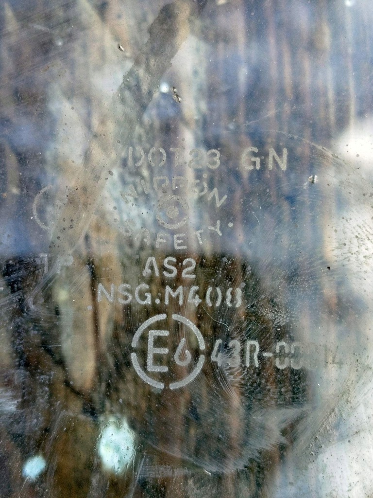 фото №3, Скло бічна двері лівий перед mazda 626