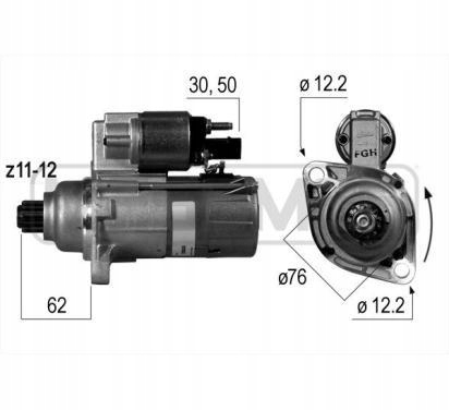фото №1, Era messmer стартер ,seat, audi,vw