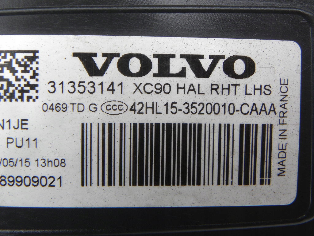 фото №5, Volvo xc90 ii лампа передня ліва сторона 2015 rok