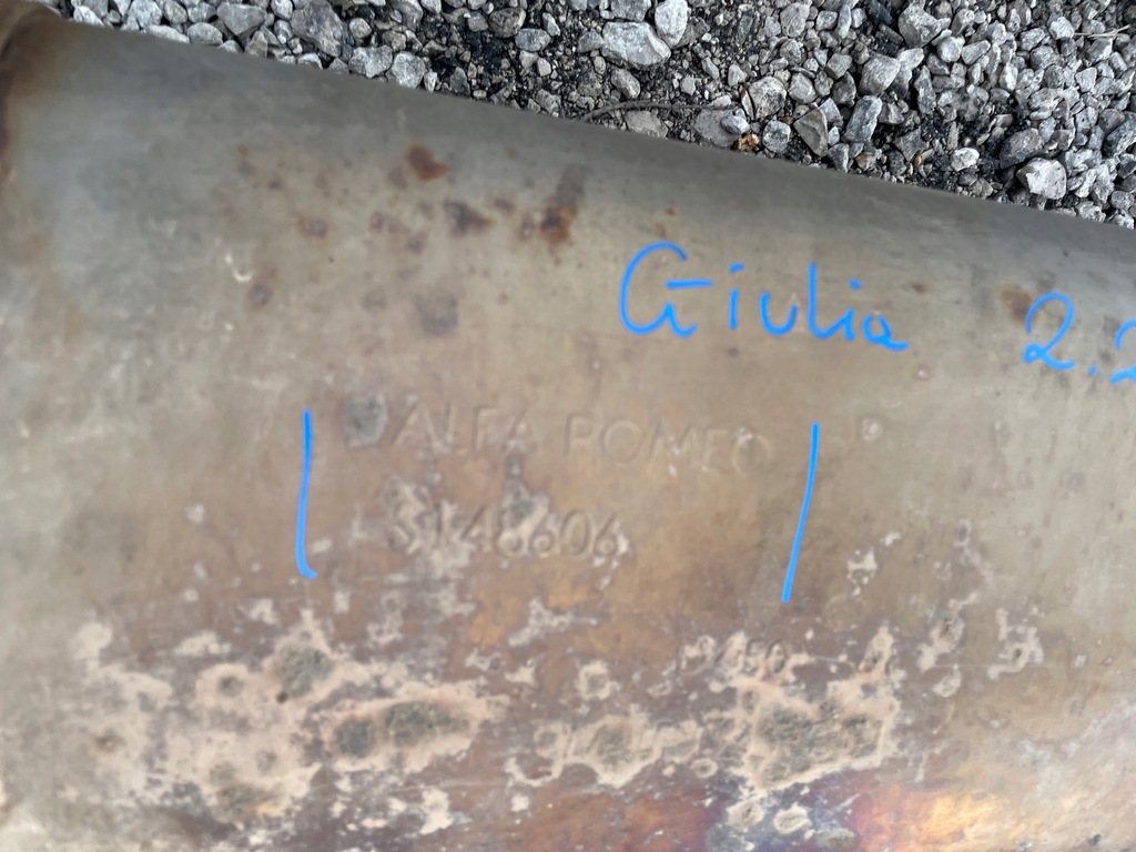 фото №3, Alfa romeo giulia 2.2 jtd 3148606 вихлоп kompletny труба вихлопна