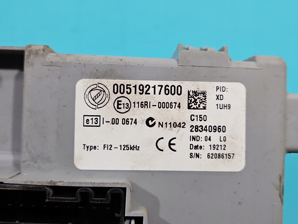 фото №7, Бортовой компьютер блок управления двигателя набор fiat doblo ii 1.3 jtd