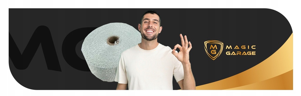 фото №7, Стрічка термоізоляційна 1200°c бандаж термічний na вихлоп 5m/5cm + 5 хомут