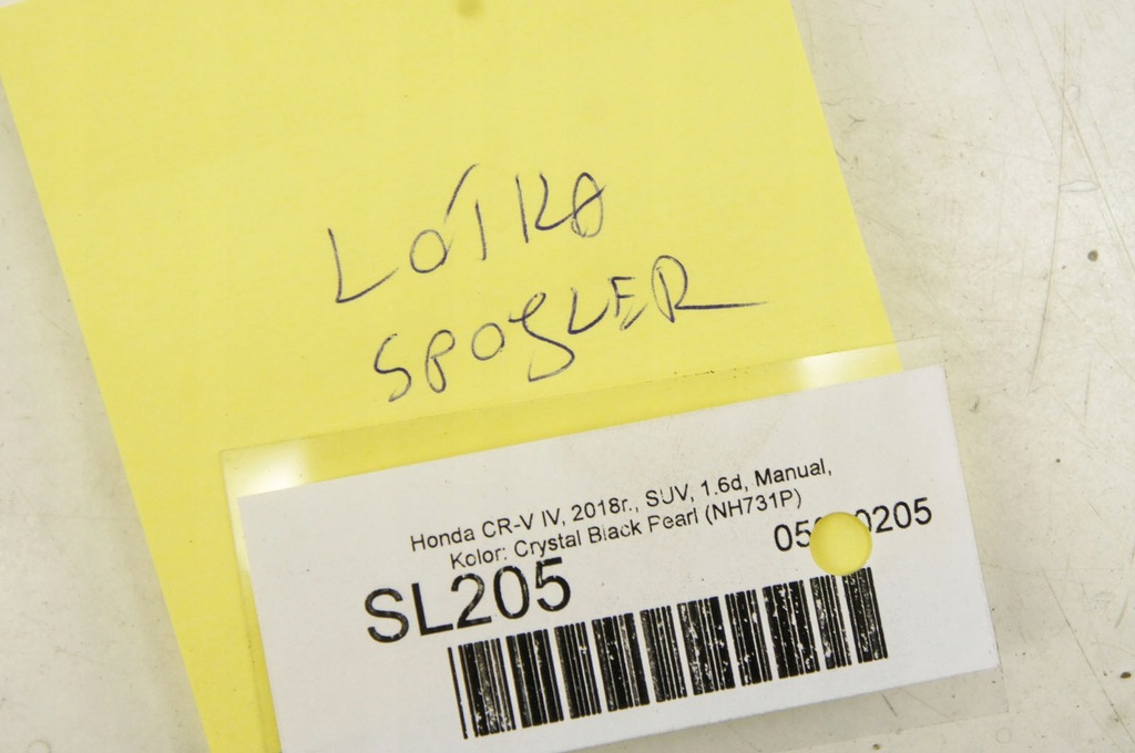 фото №6, Sl205 honda cr-v iv спойлер спойлер кришки багажника crystal black перламутр