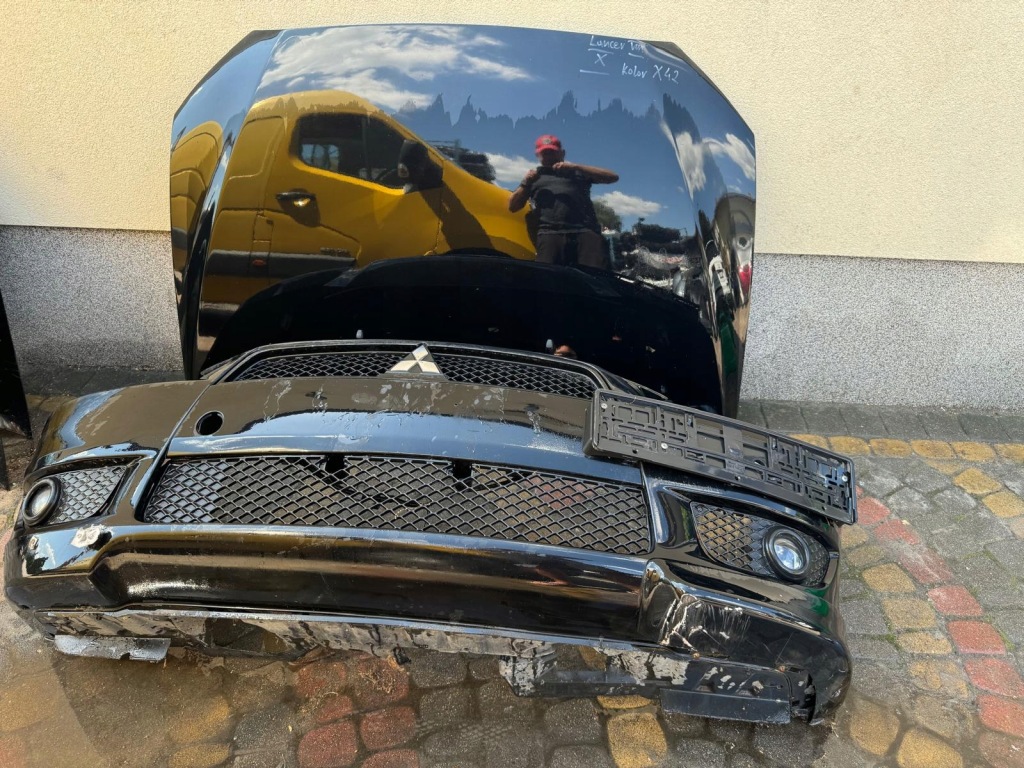 фото №1, Капот, бампер mitsubishi lancer viii x