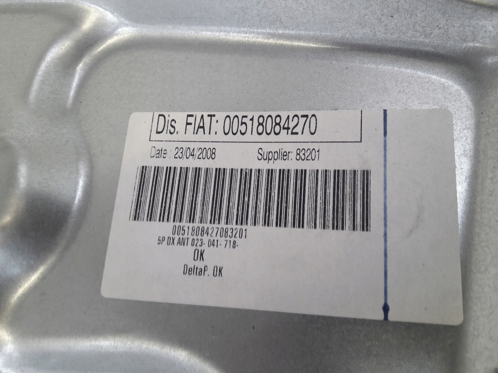 фото №4, Підйомник скло правий перед lancia musa