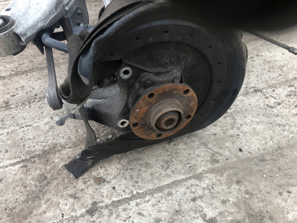 фото №5, Балка задня підвіска ступиця привідний вал vw phaeton