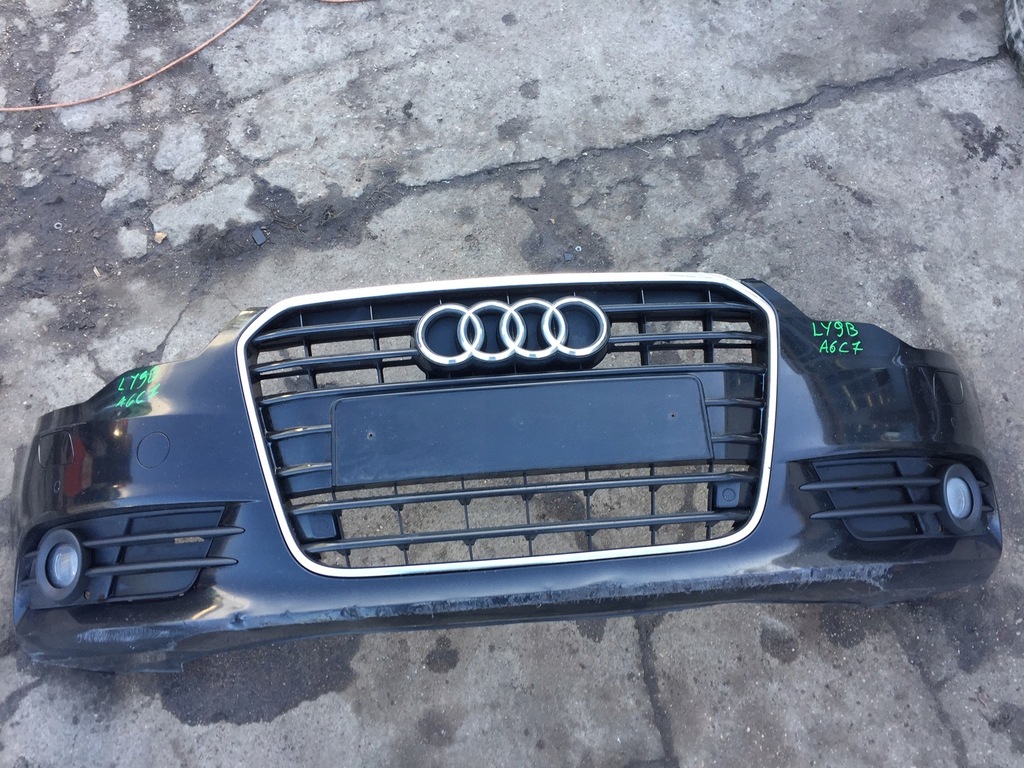 фото №1, Audi a6 c7 ly9b бампер передний решётка радиатора перед решётка радиатора