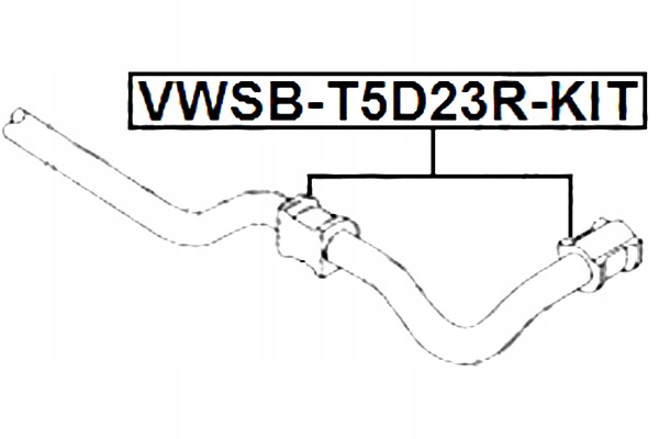 фото №2, Febest vwsb-t5d23r-kit підвіска, стабілізатор