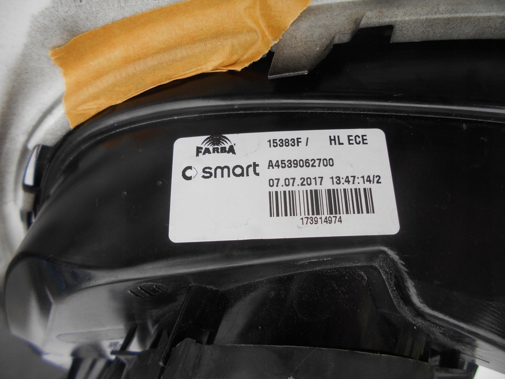 фото №6, Лампа задняя левая led samrt forfour ii 4539062700