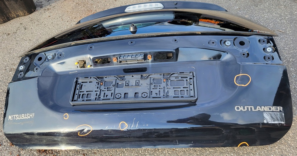 фото №11, Крышка багажника задняя багажника стекло тонированная as3 задняя mitsubishi outlander iii 3 оригинальный номер eu