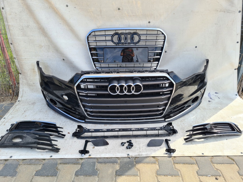 фото №1, Бампер перед kompletny audi a6 c7 lift pdc