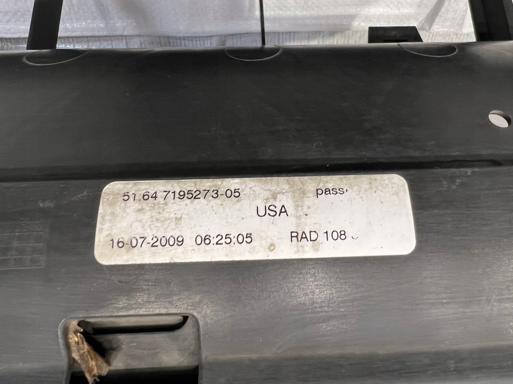 фото №6, Bmw x6 e71pas передній повітропровід повітря впуск