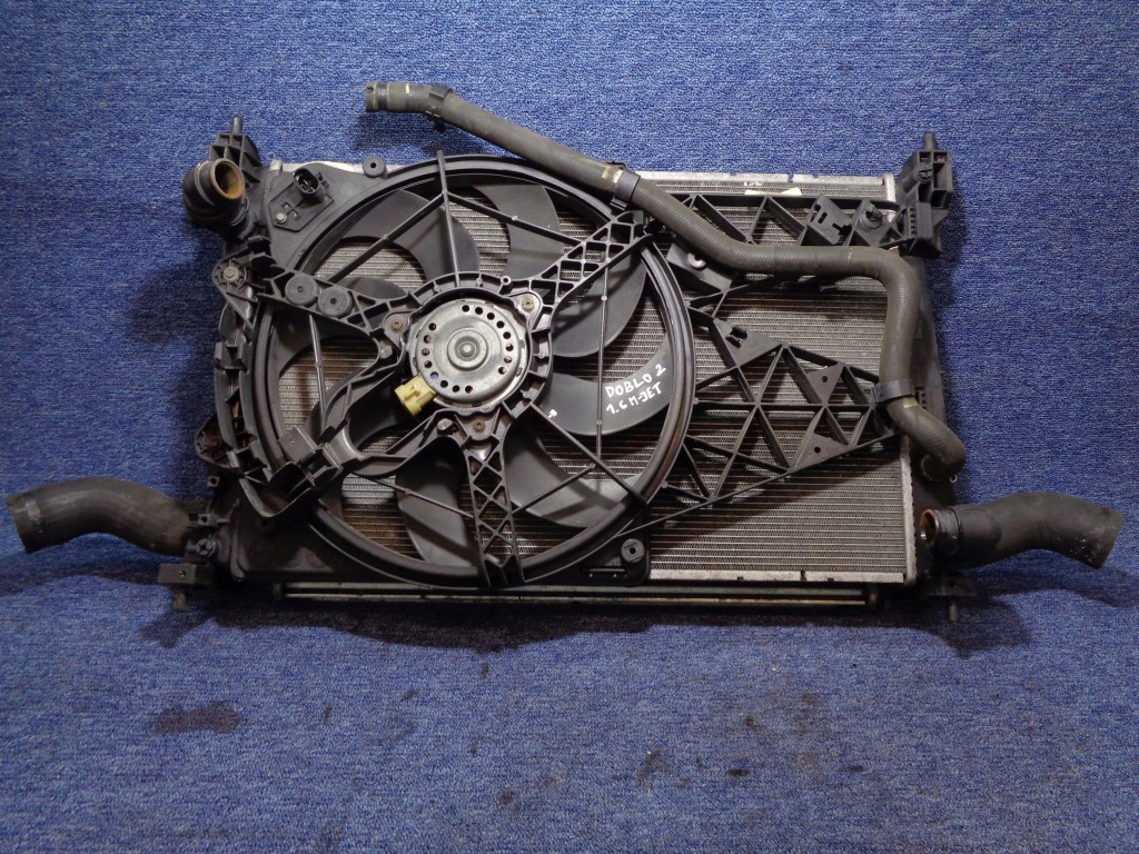 фото №1, Радіатор вентилятор fiat doblo 2 ii opel combo d 1.6 m-jet