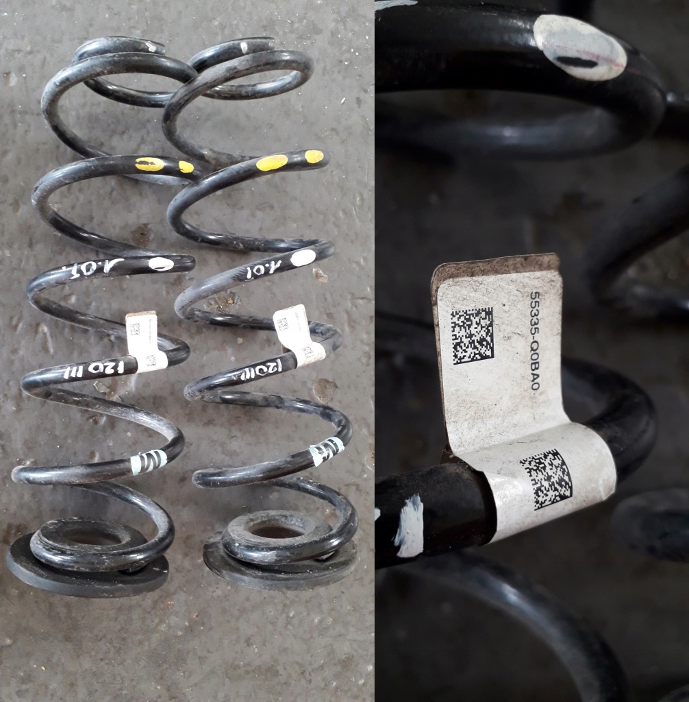 фото №1, Hyundai i20 iii 2020-21 пружина подвеска задняя