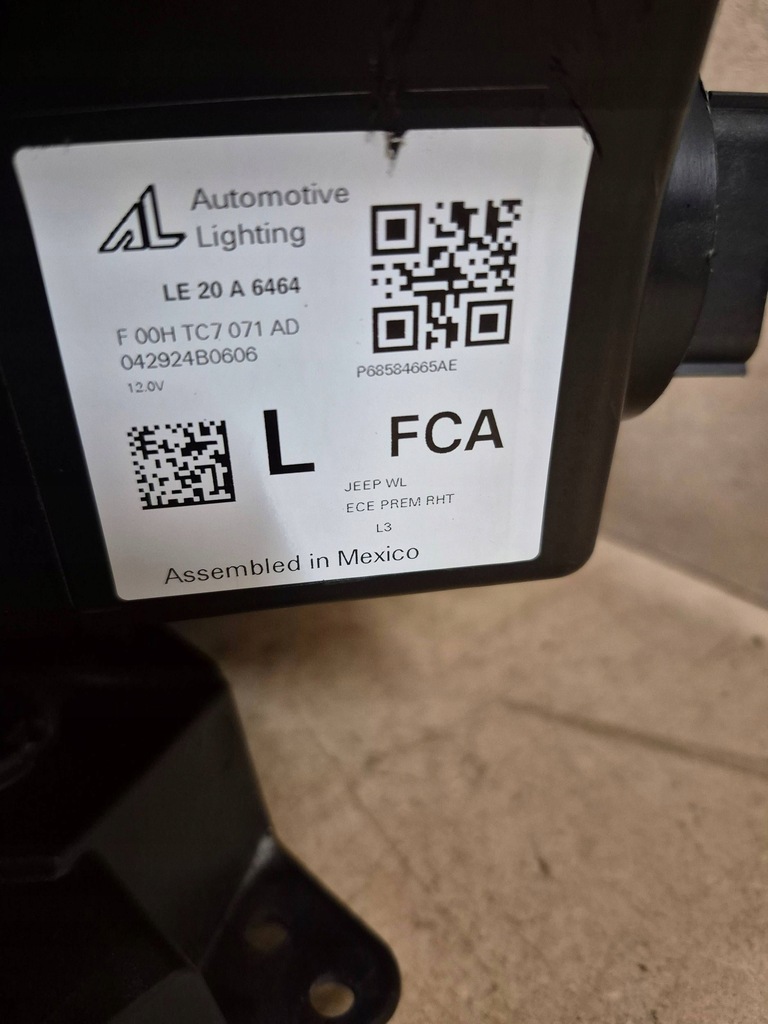 фото №14, Jeep grand cherokee wl full led левый europa p68584665ae