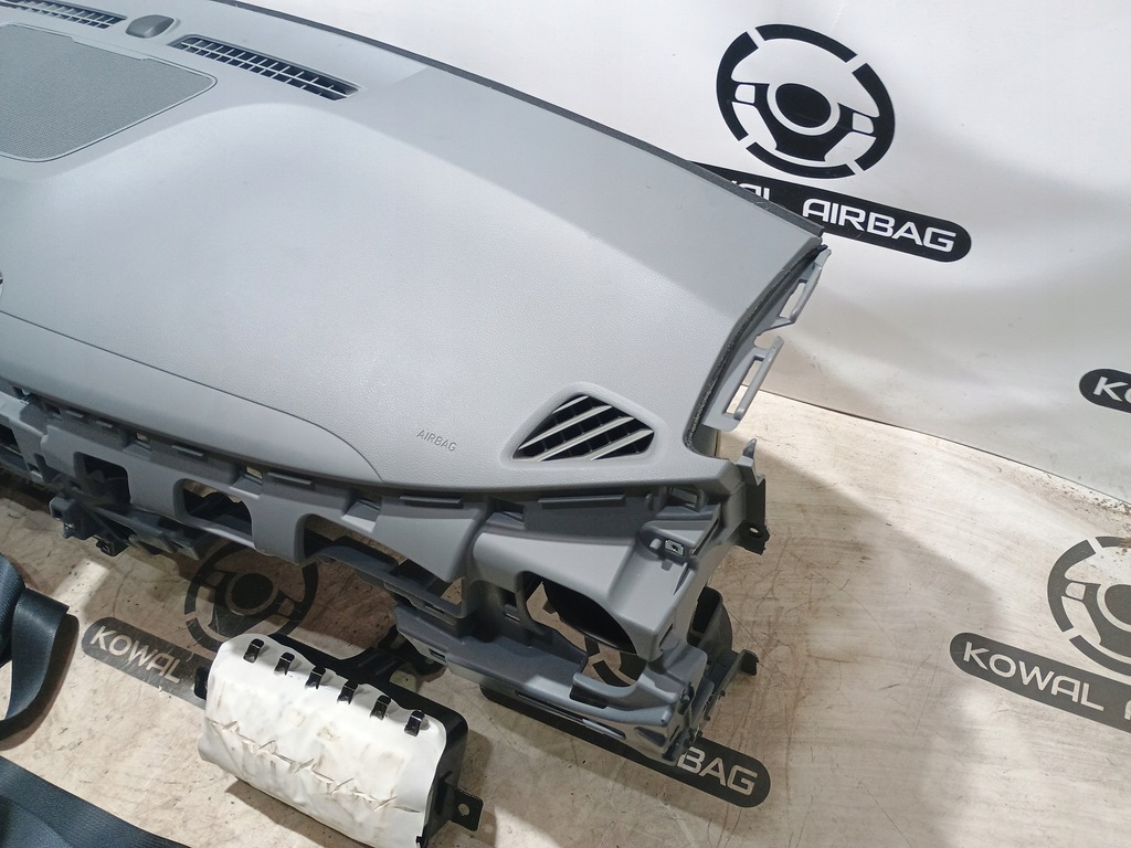 фото №6, Hyundai kona i сіра подушка безпеки панель приладів консоль подушка безпеки ремені оригінал