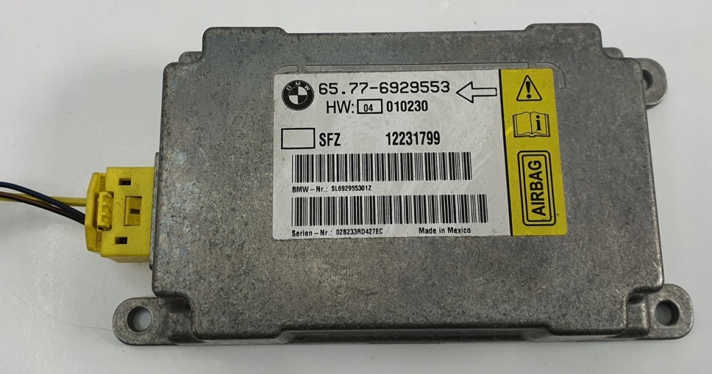 фото №1, Датчик air bag подушка безопасности bmw 7 e65 6929553