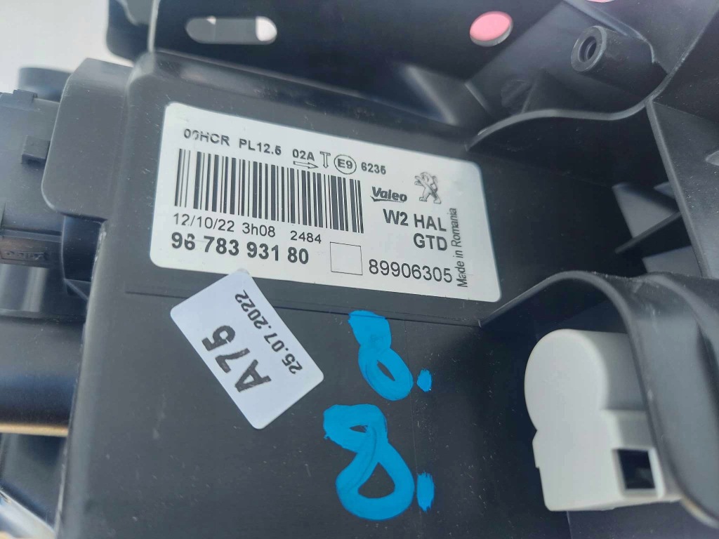 фото №9, Peugeot 508 i 10-14 лампа левая перед обычная nowa o