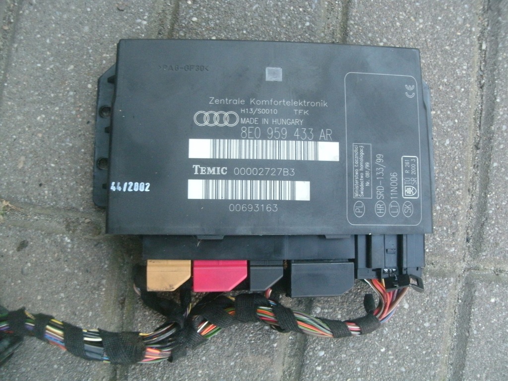 фото №1, Модуль комфорту audi a4 b6 b7 8e0959433ar