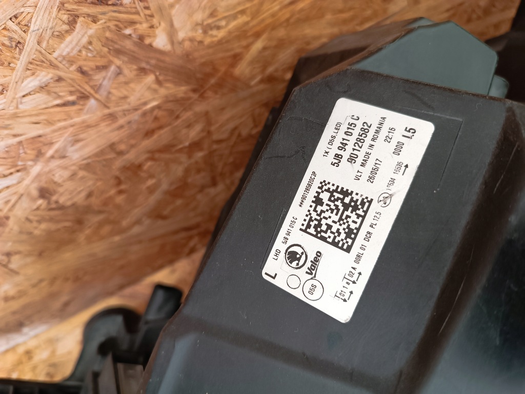 фото №16, Лампа левый перед eu 5jb941015c skoda rapid lift ксенон 2017-