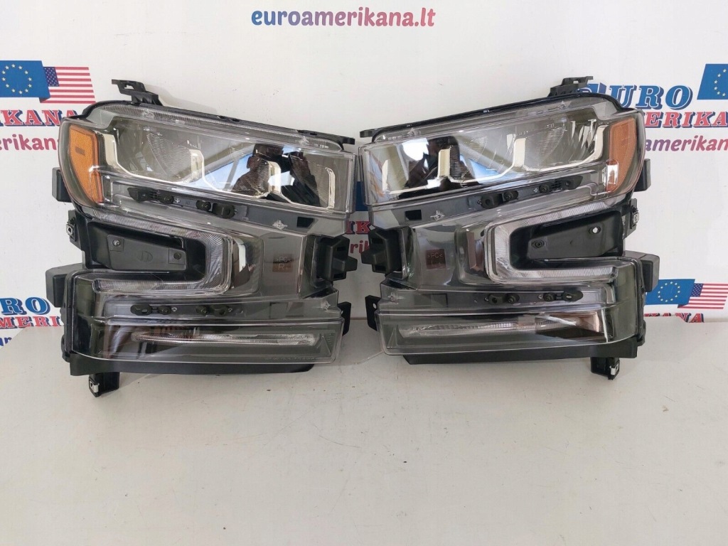 Купити 2019-20 silverado 1500 передні лампи набір led