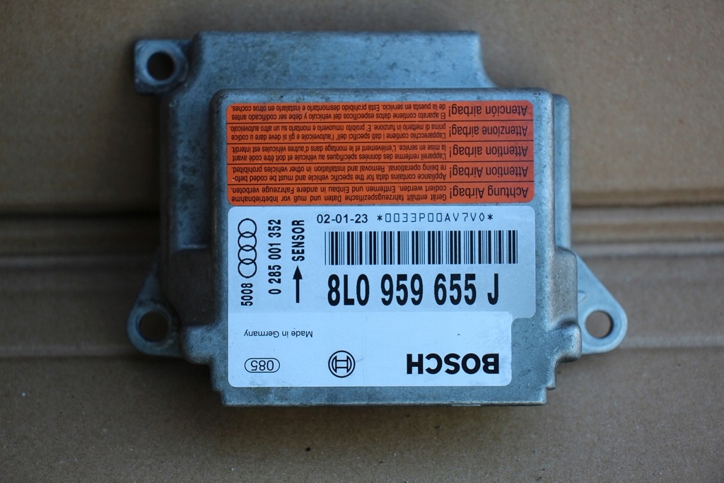 фото №1, Модуль датчик подушек подушка безопасности audi a3 8l 8l0959655j
