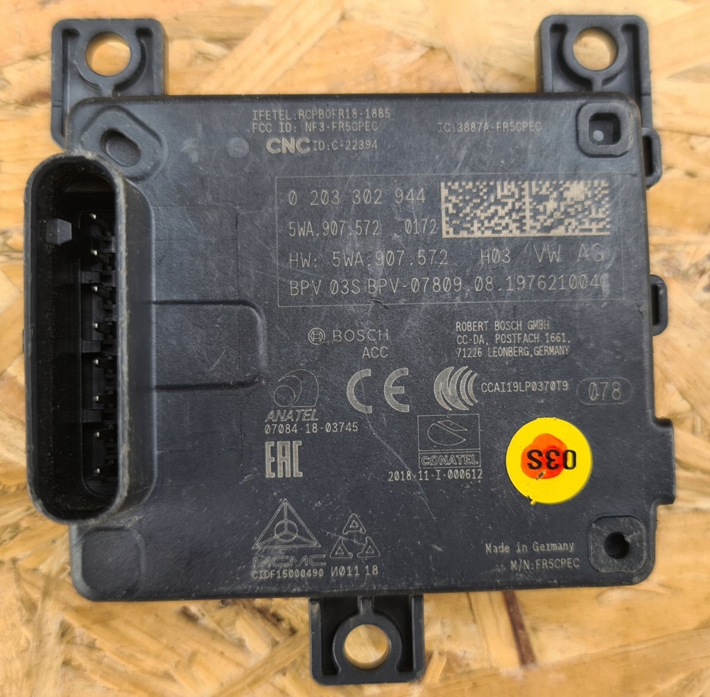 фото №2, Audi seat vw радар відстані distronic 5wa907572