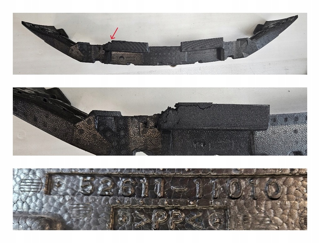 фото №16, Pas передній підсилювач верхній балка абсорбер зона деформації lexus lc 2016-