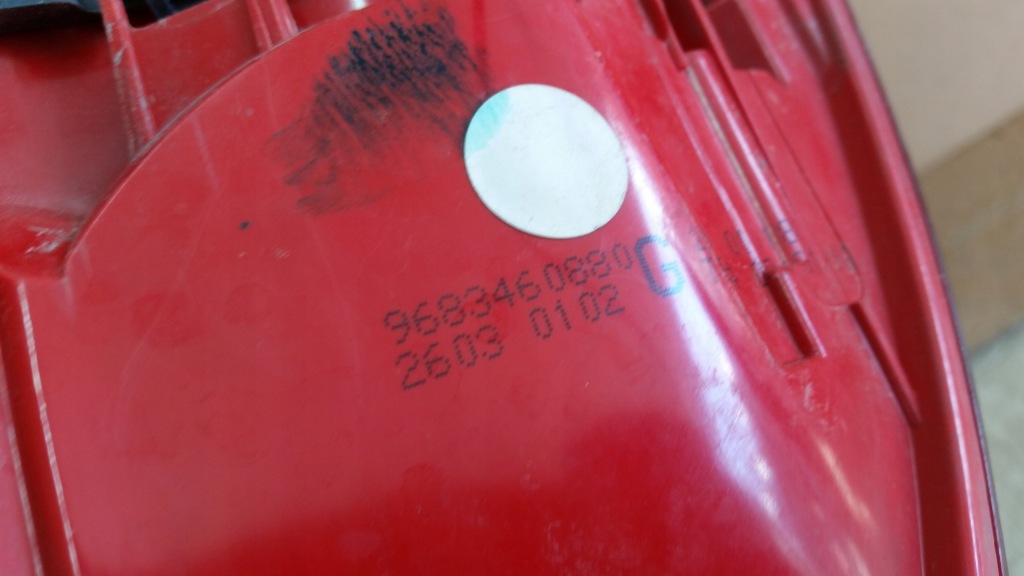 фото №8, Лампа ліва лівий задня задня peugeot 3008 i 9683460880