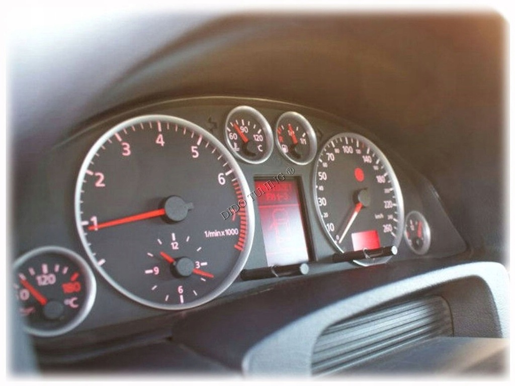 фото №8, Aluminiowe рамки na приборы audi a4 /a6 образец rs