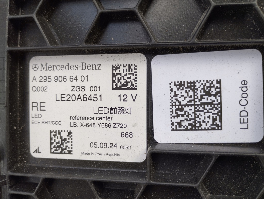 фото №6, Лампа права full led performance mercedes eqe w295 a2959066401