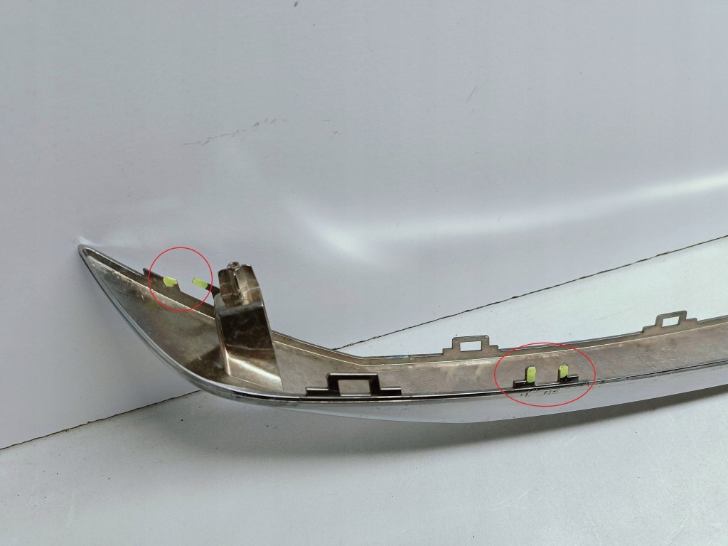 фото №12, Peugeot 3008 ii 16- молдинг декоративная хром бампера задняя 9811652177