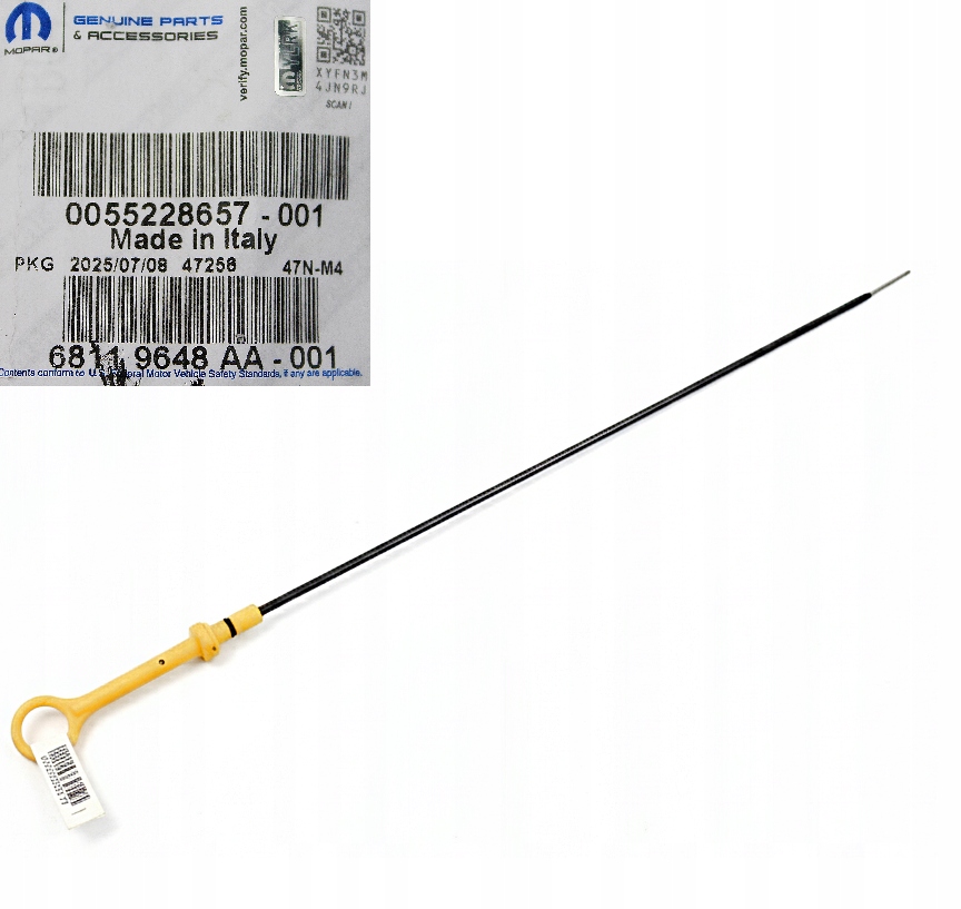 фото №1, Alfa romeo оригинальный номер щуп щуп масляная giulietta mito 500x punto jeep 55228657