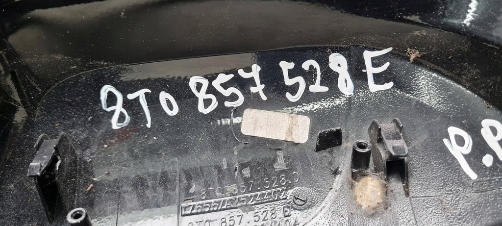 фото №7, Audi a4 s4 b8 8k корпус дзеркало зовнішнього двері передніх 8t0857528d