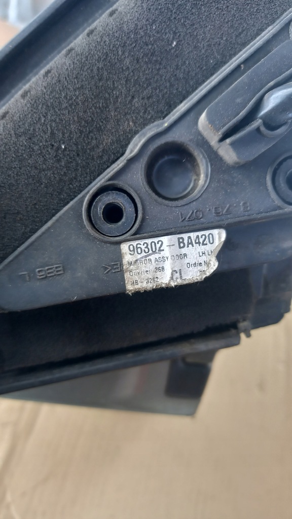 фото №7, Дзеркало ліва nissan primera 2.2dci 05r