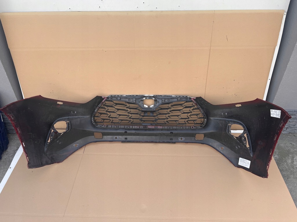 фото №9, Toyota highlander iv 4 бампер передній перед 2020-