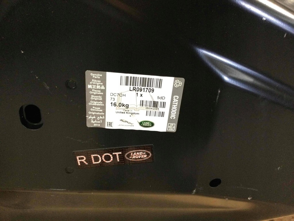 фото №10, Капот крышка двигателя land rover velar l560 lr091709