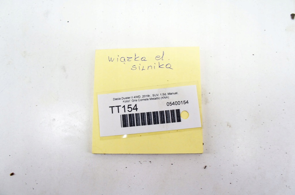 фото №6, Tt154 dacia duster ii жгут электропроводка двигателя 240113195r