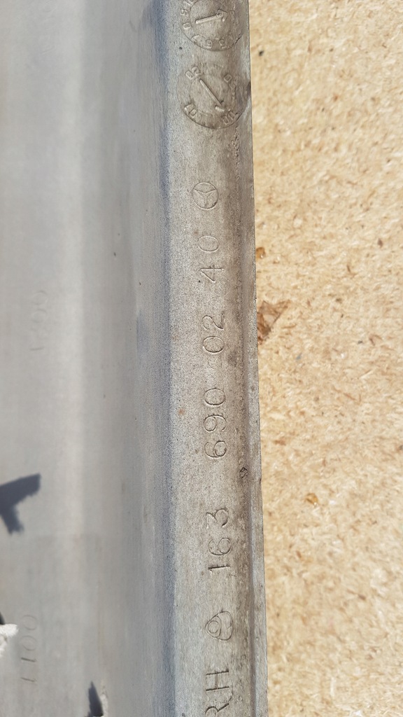 фото №9, Mercedes w163 молдинг поріг права 1636900240