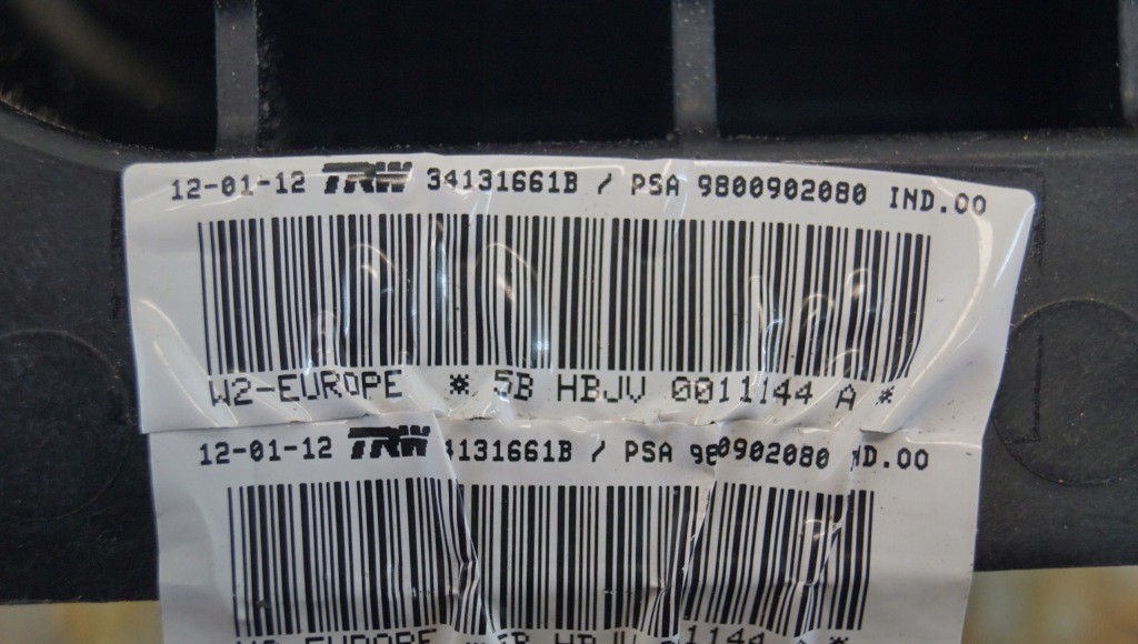 фото №9, Подушка подушка безопасности пассажира peugeot 508 i 9800902080