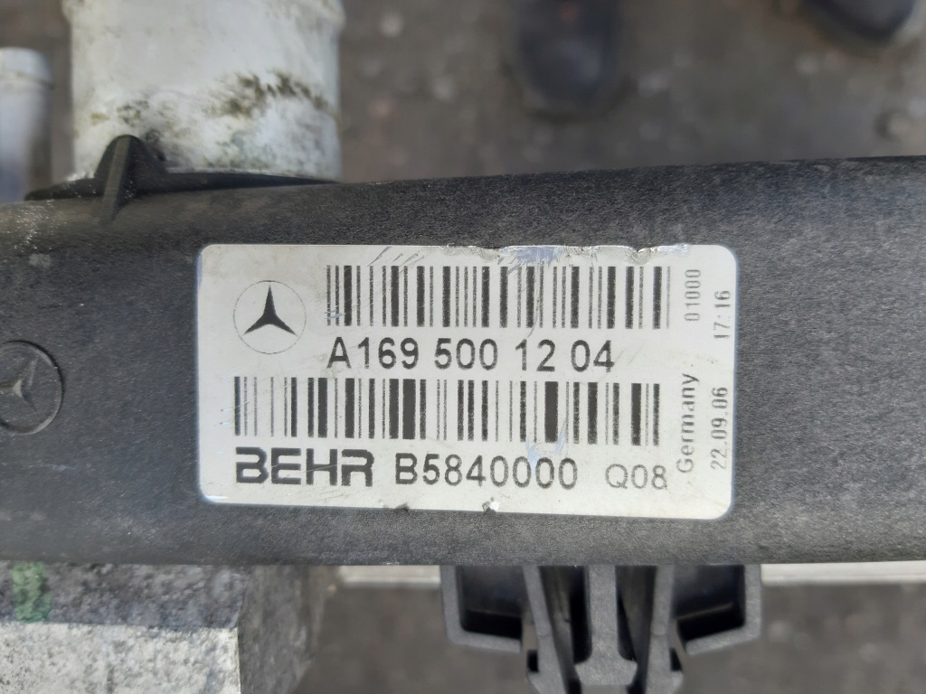 Купить Mercedes w169 w245 радиатор жидкость воды кондиционера