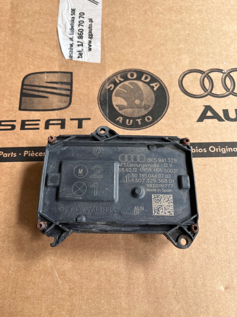 фото №1, Audi a5 8t lift модуль повороту лампи