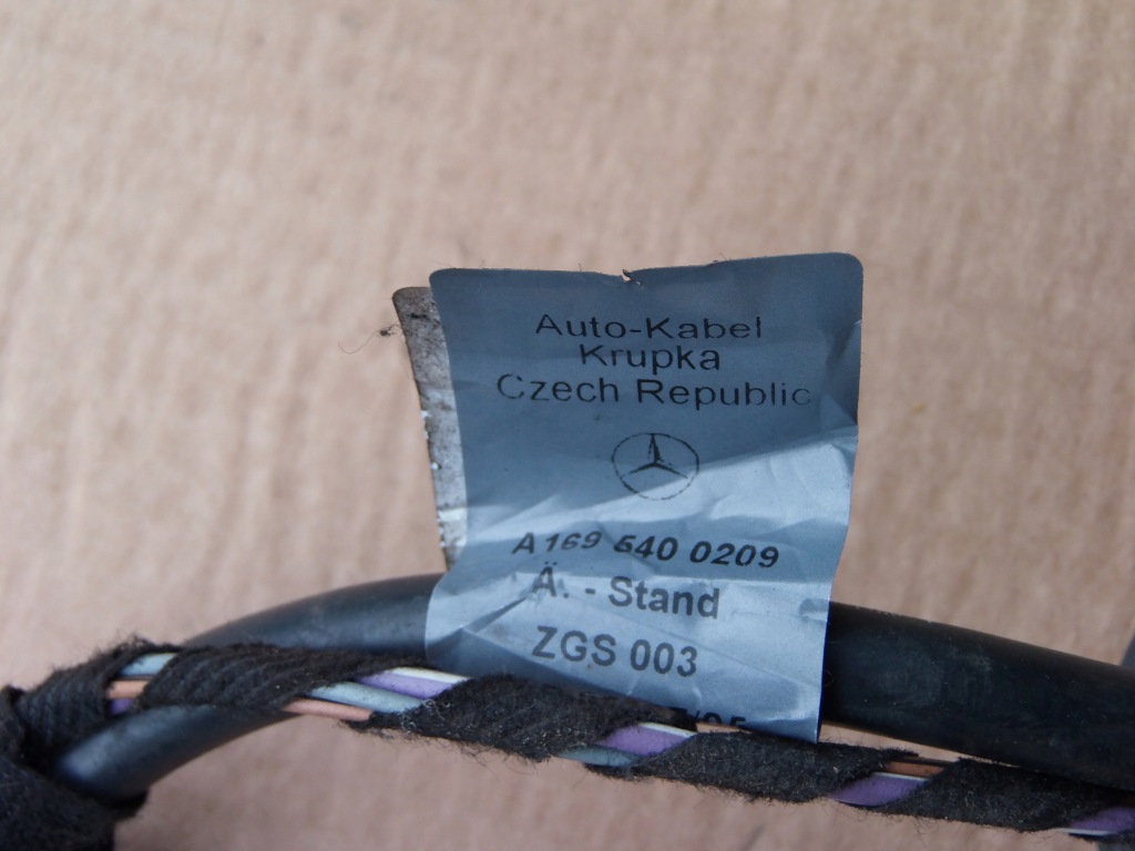 Электропроводка шланг стартер a1695400209 mercedes a klasa w169 европа  2.0 cdi в Украине