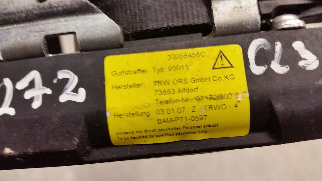 фото №8, Pas безпеки лівий перед renault clio iii 5d