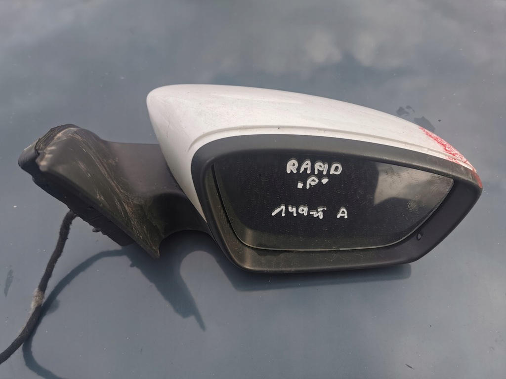 фото №1, Дзеркало зовнішнє праве skoda rapid 5jb857408f