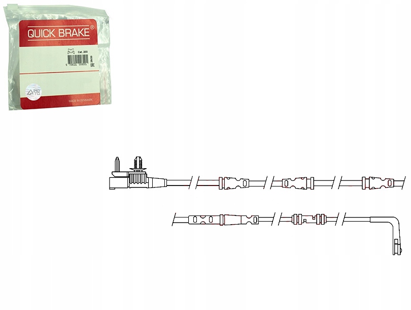 фото №1, Quick brake ws 0325 a контакт попереджувальний, знос накладок гальмівних