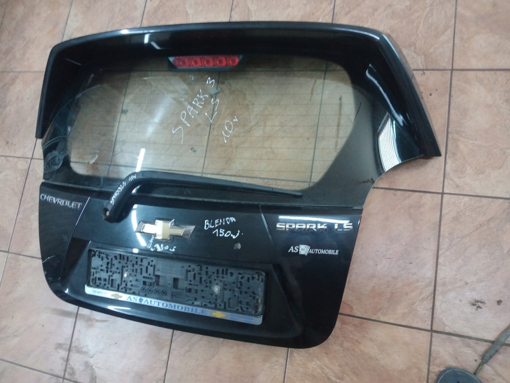 фото №3, Chevrolet spark m300 кришка багажника багажника pas задня дах