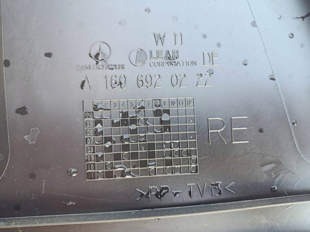 фото №6, Mercedes-benz a w169 lift защита нижняя стойка / b правая средняя