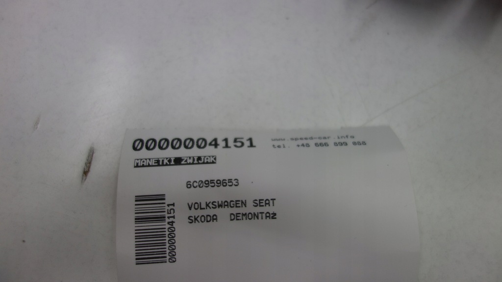 фото №6, Vw seat skoda перемикачі стрічка шлейф 6c0959653