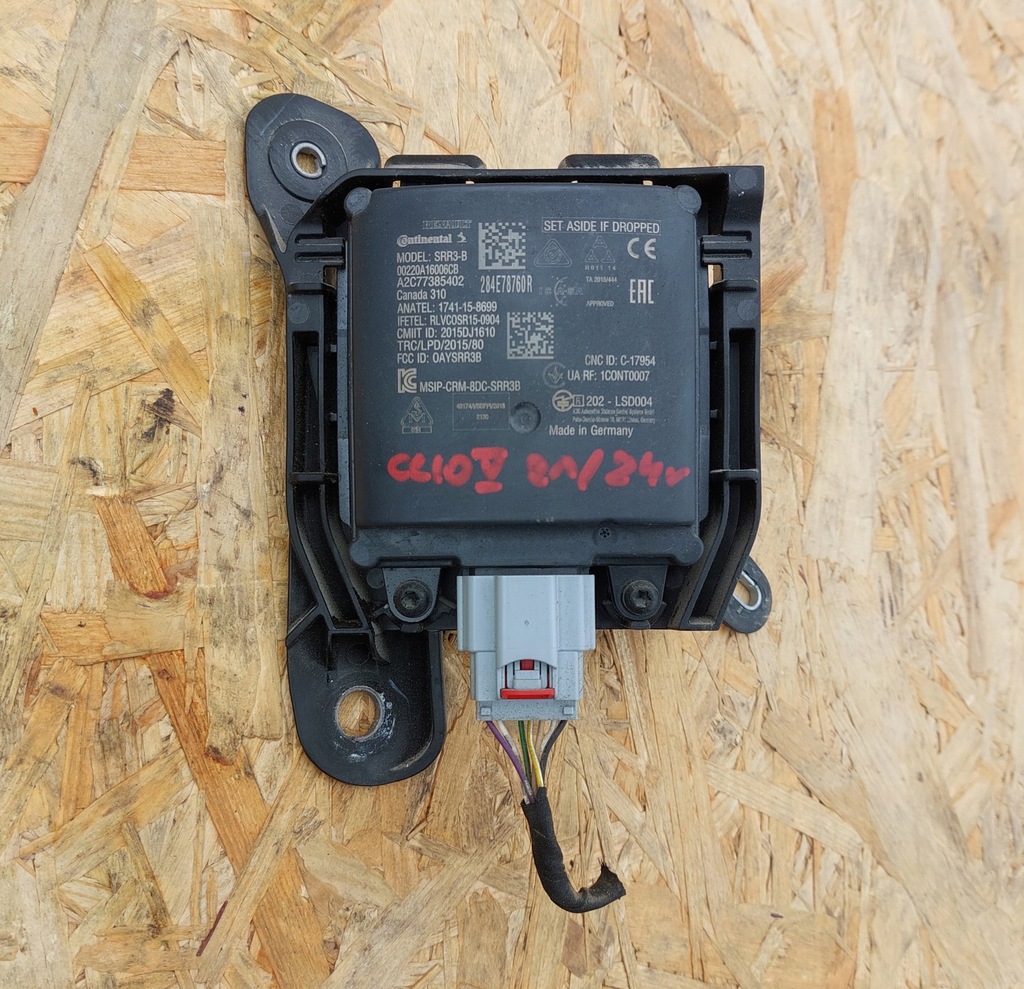 фото №1, Renault clio v 21/24r модуль датчик радара оригинал